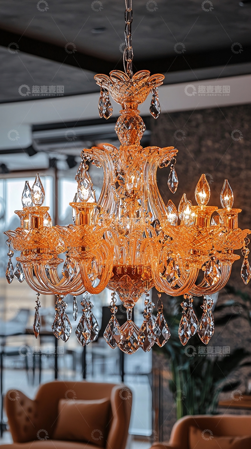 高清大图下载【趣麦麦图】奢华水晶吊灯