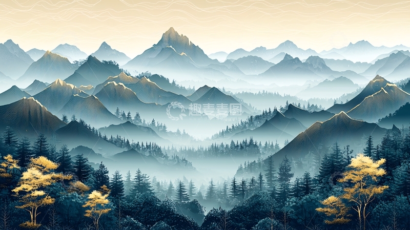 高清大图下载【趣麦麦图】水墨画