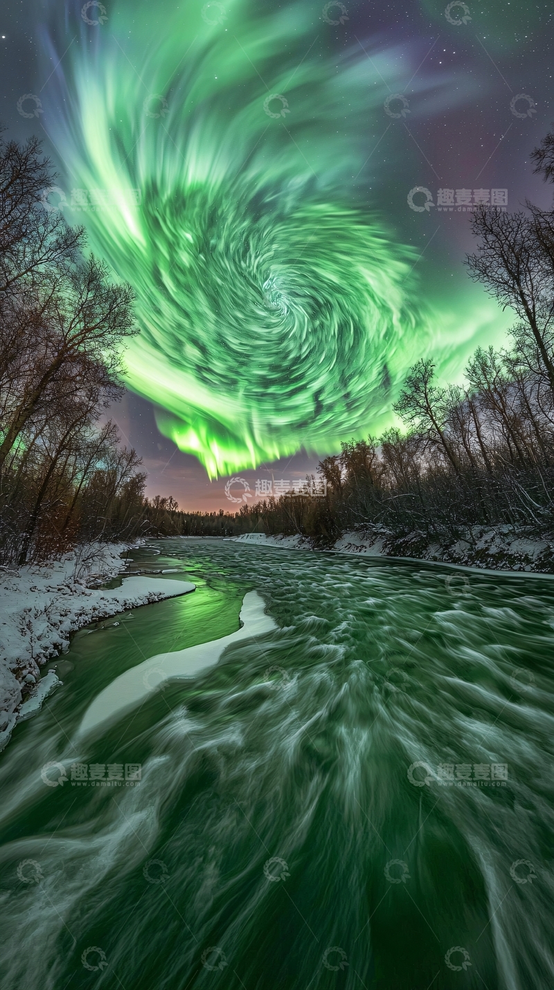 高清大图下载【趣麦麦图】极光