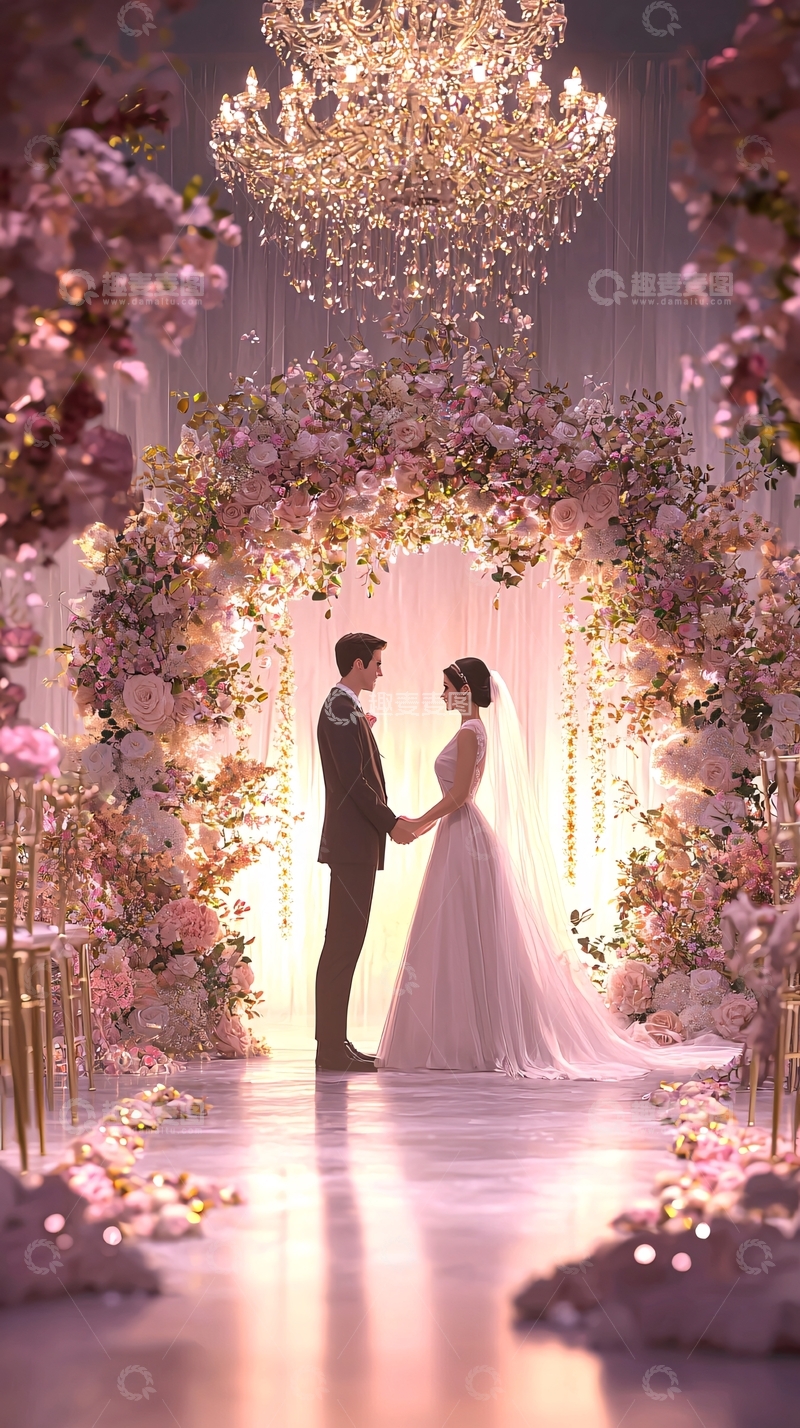 高清大图下载【趣麦麦图】梦幻婚礼现场