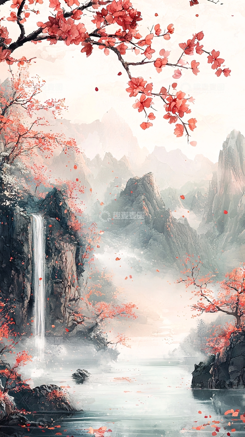 高清大图下载【趣麦麦图】中国风山水