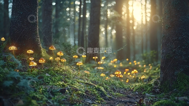高清大图下载【趣麦麦图】森林秘境