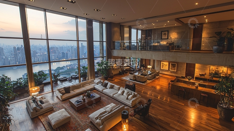 高清大图下载【趣麦麦图】高端大气复式豪宅