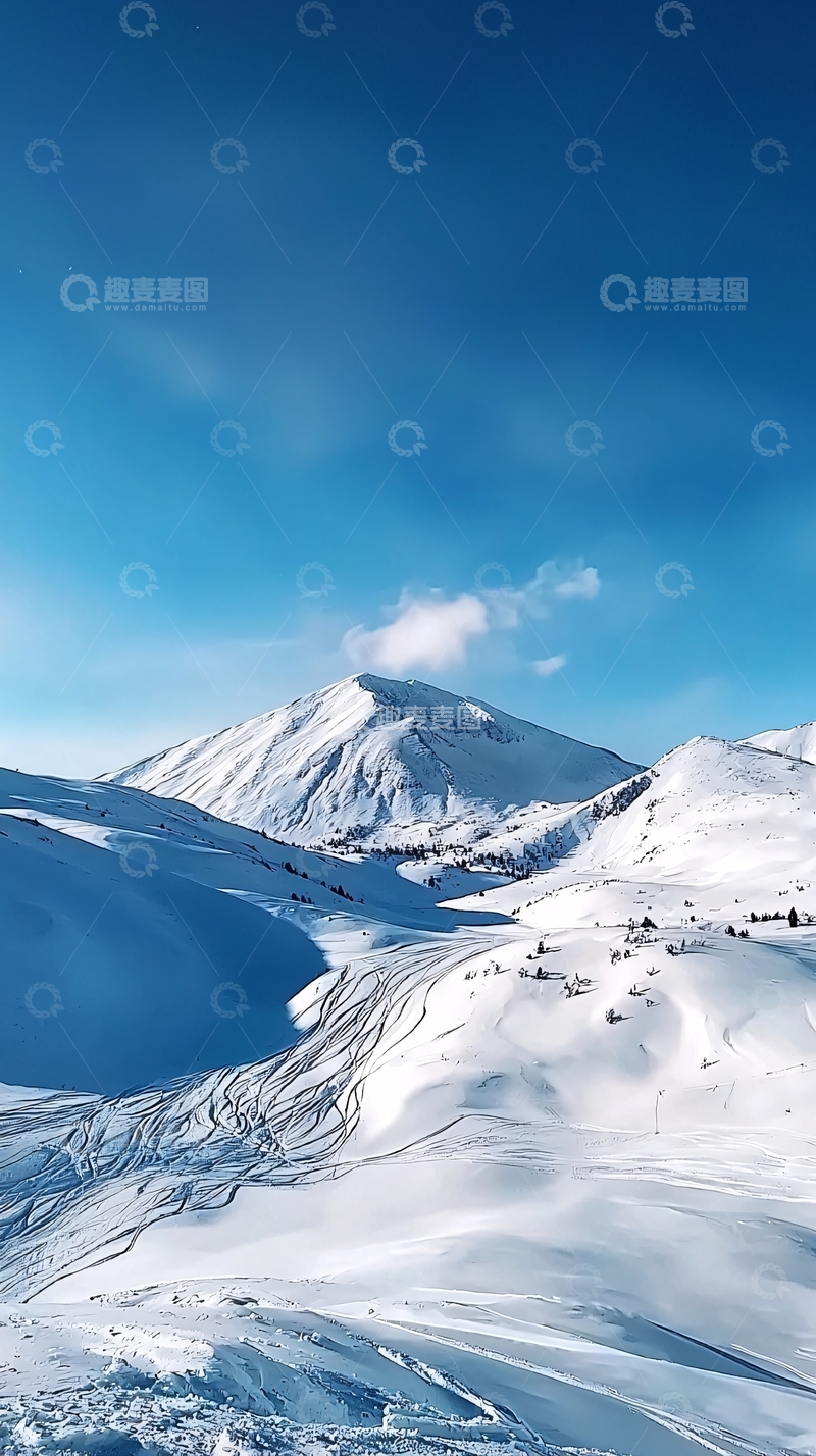 高清大图下载【趣麦麦图】雪山