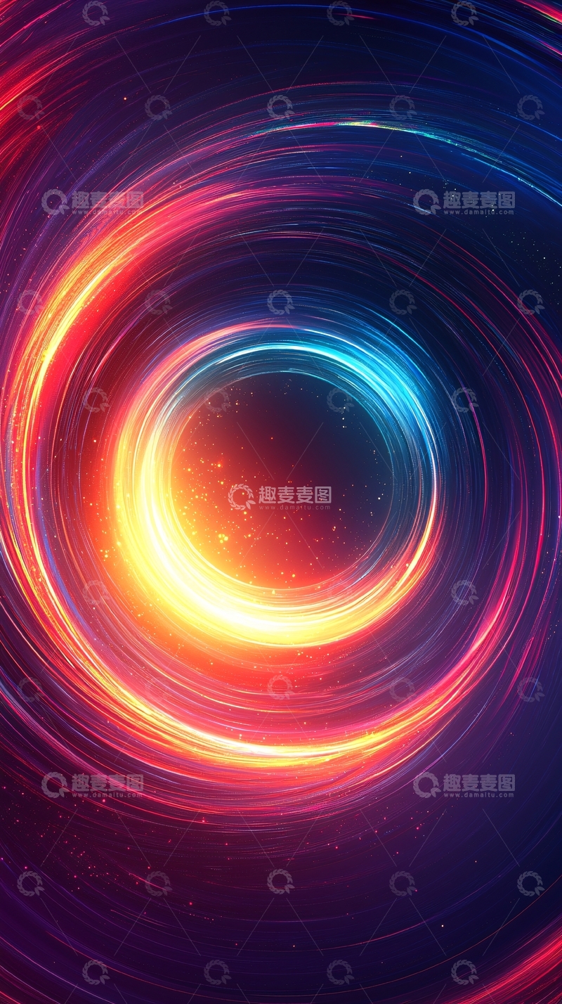 高清大图下载【趣麦麦图】抽象漩涡