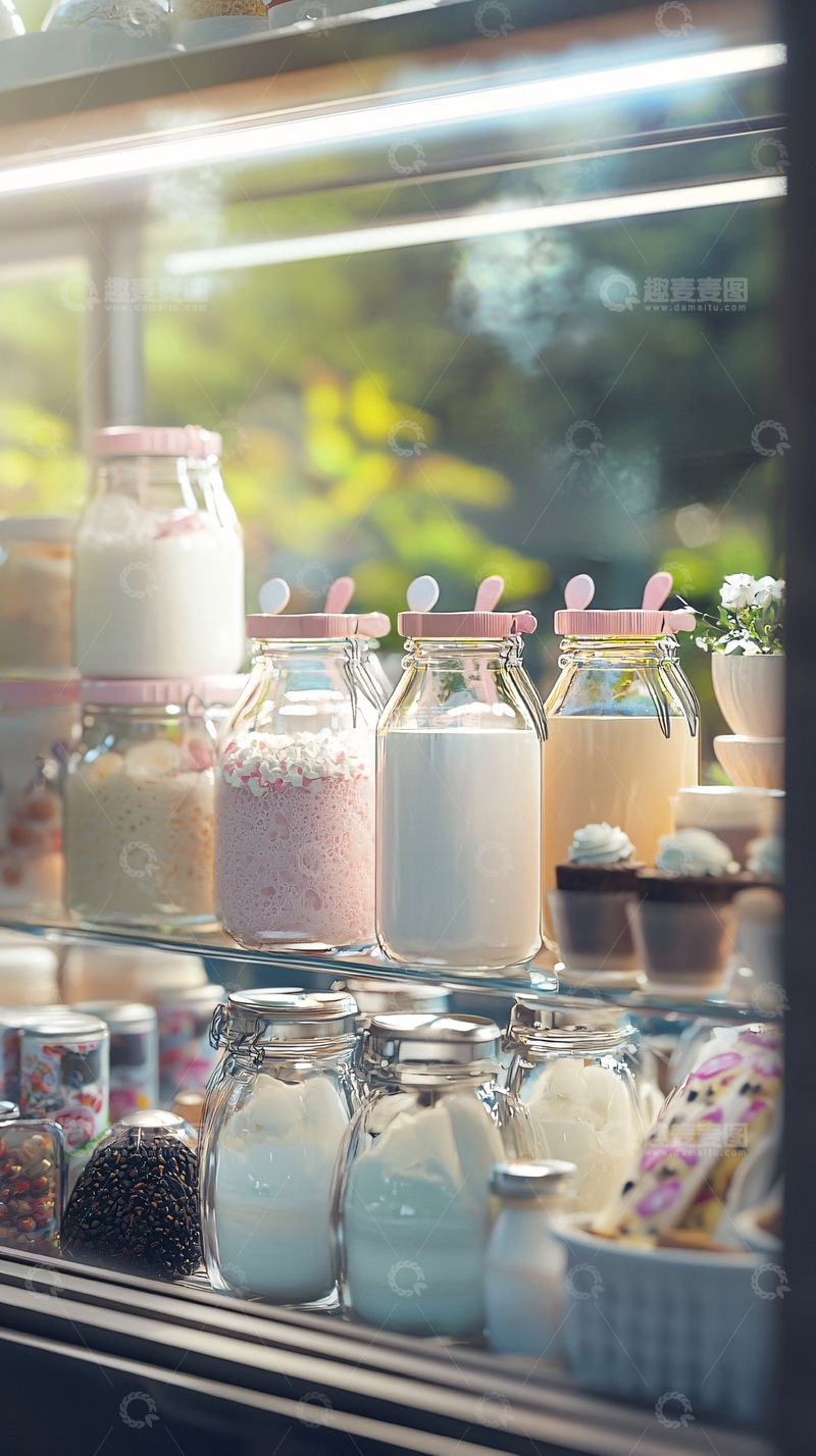 高清大图下载【趣麦麦图】玻璃瓶