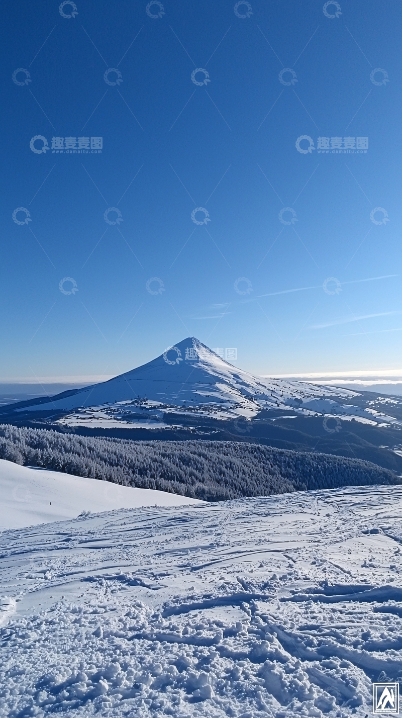 高清大图下载【趣麦麦图】雪山远景