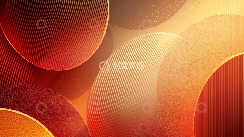 高清大图下载【趣麦麦图】抽象圆形渐变背景