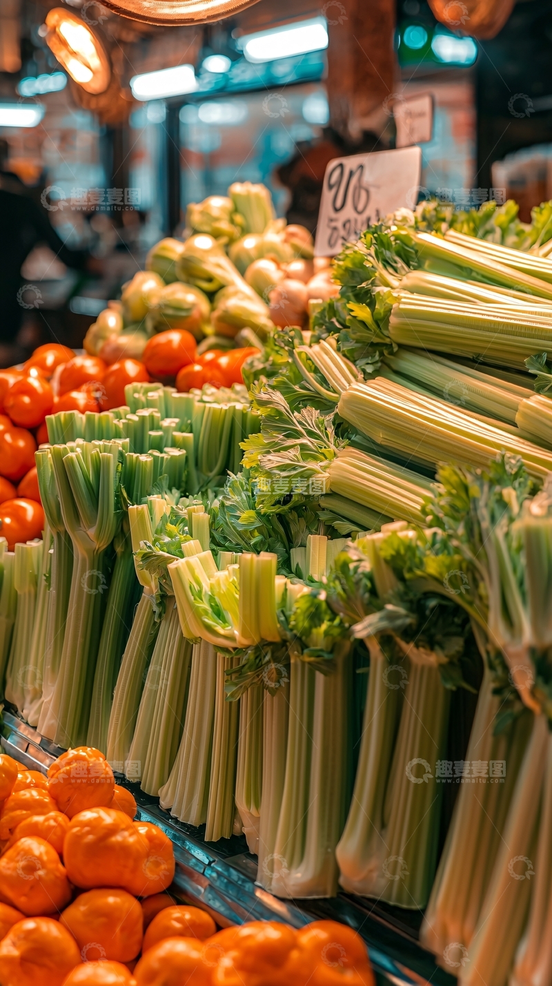 高清大图下载【趣麦麦图】菜市场蔬菜水果摊位