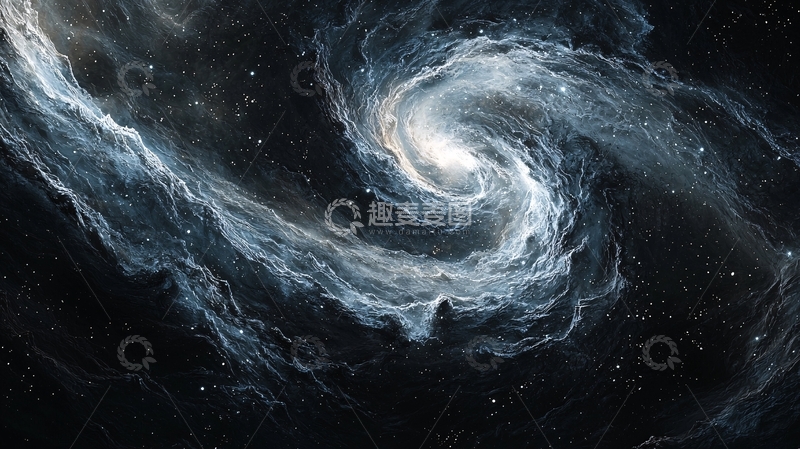 高清大图下载【趣麦麦图】漩涡星云宇宙景象