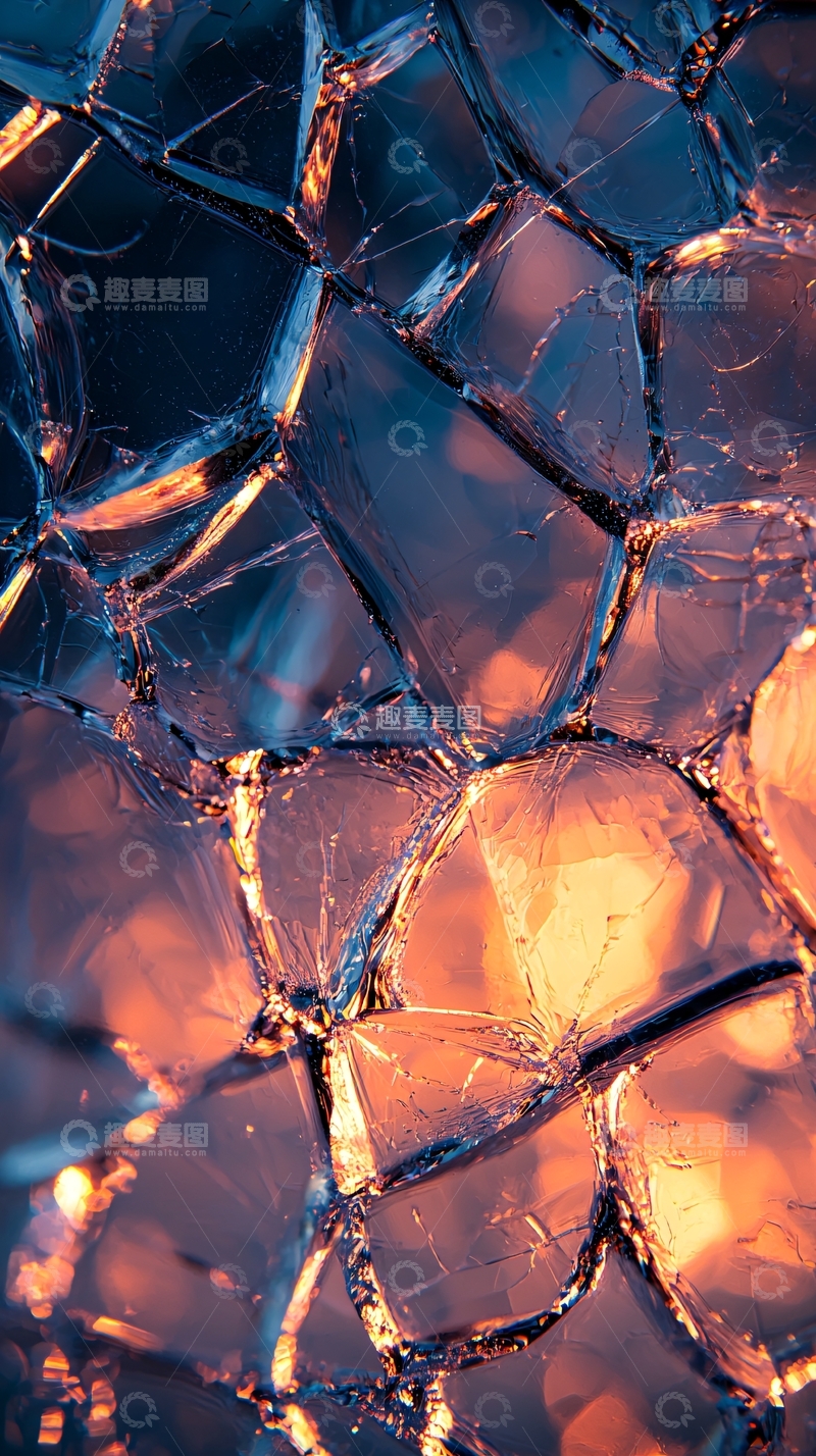 高清大图下载【趣麦麦图】破碎玻璃