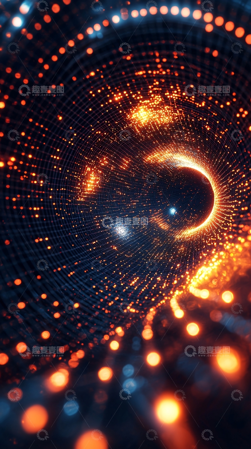 高清大图下载【趣麦麦图】未来科技感隧道