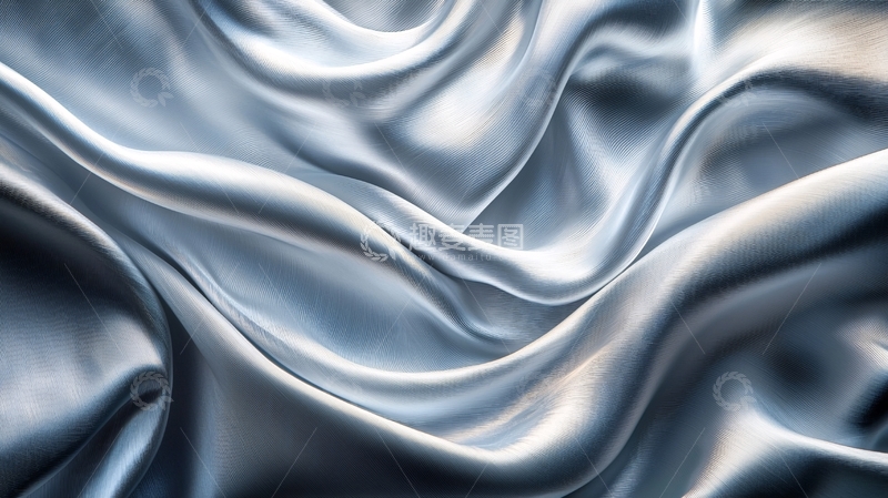 高清大图下载【趣麦麦图】银灰色丝绸质感