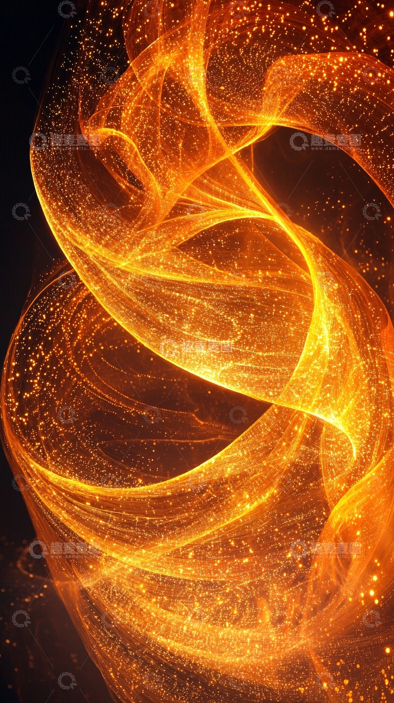 高清大图下载【趣麦麦图】金色光线旋转