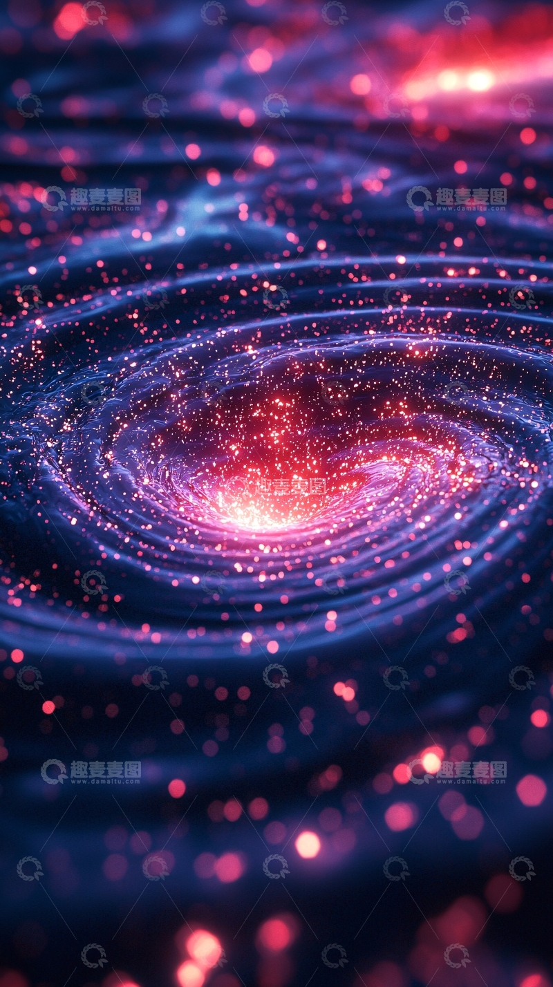 高清大图下载【趣麦麦图】梦幻星空漩涡