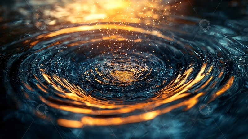 高清大图下载【趣麦麦图】漩涡中心金光闪耀