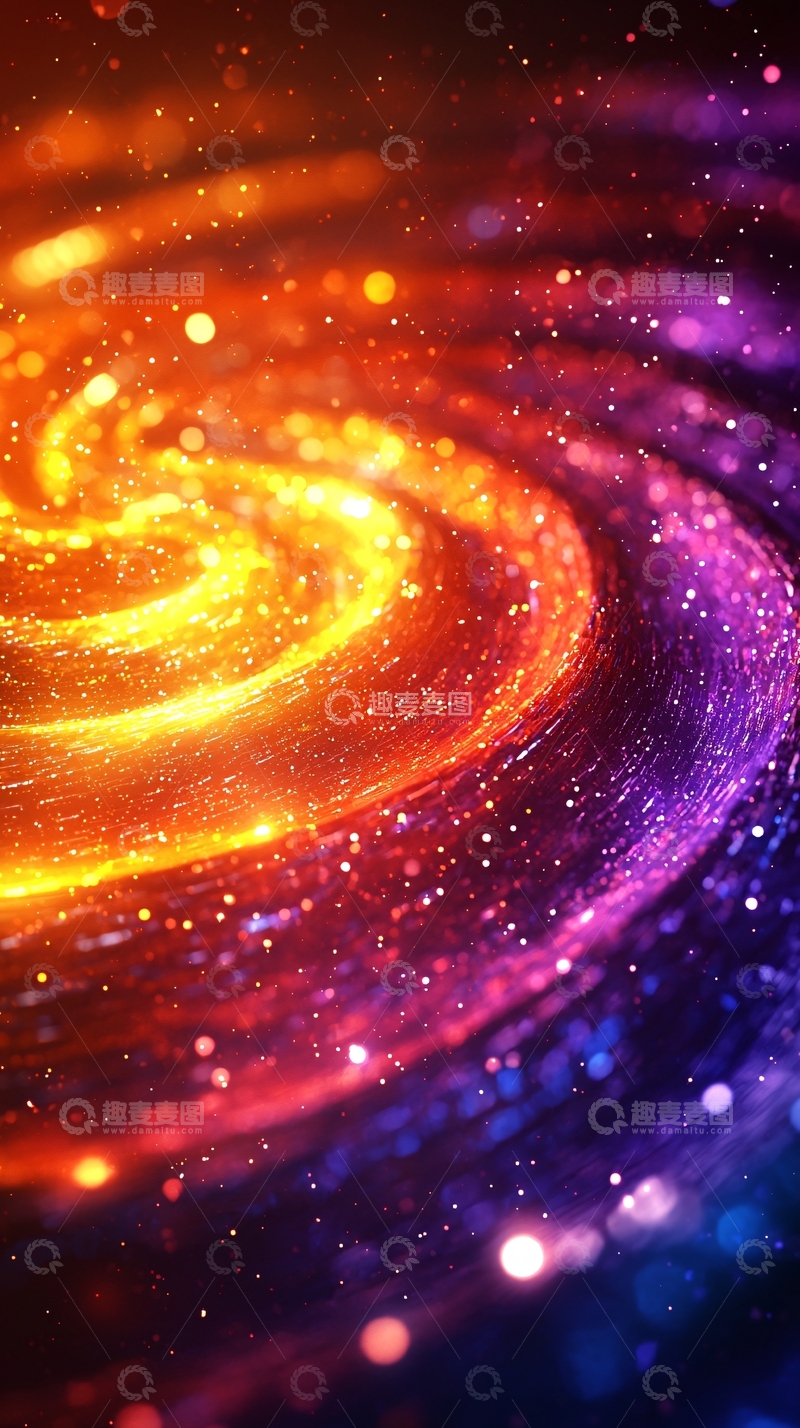 高清大图下载【趣麦麦图】绚丽多彩的宇宙星云