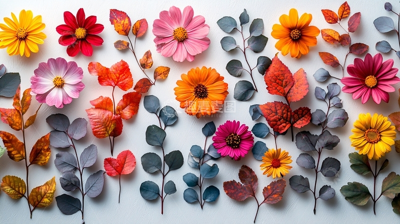 高清大图下载【趣麦麦图】秋季花卉素材