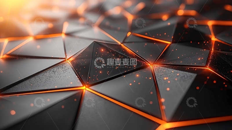 高清大图下载【趣麦麦图】黑色几何