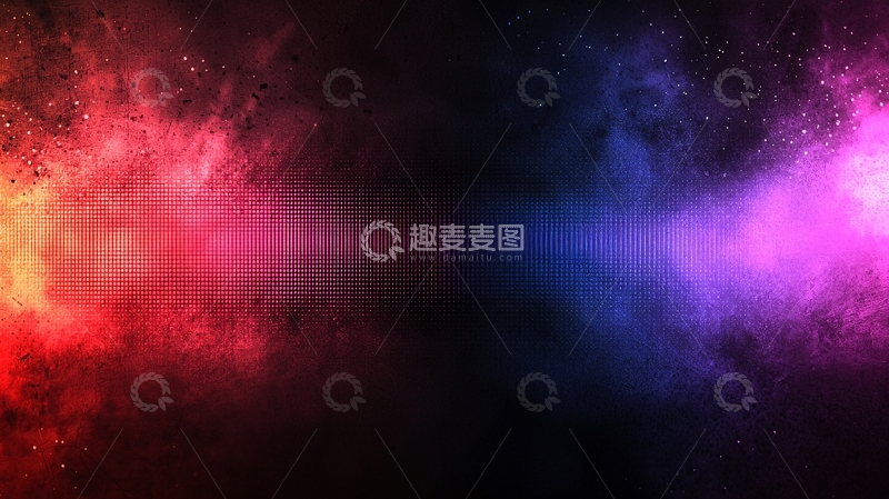 高清大图下载【趣麦麦图】多彩烟雾碰撞背景