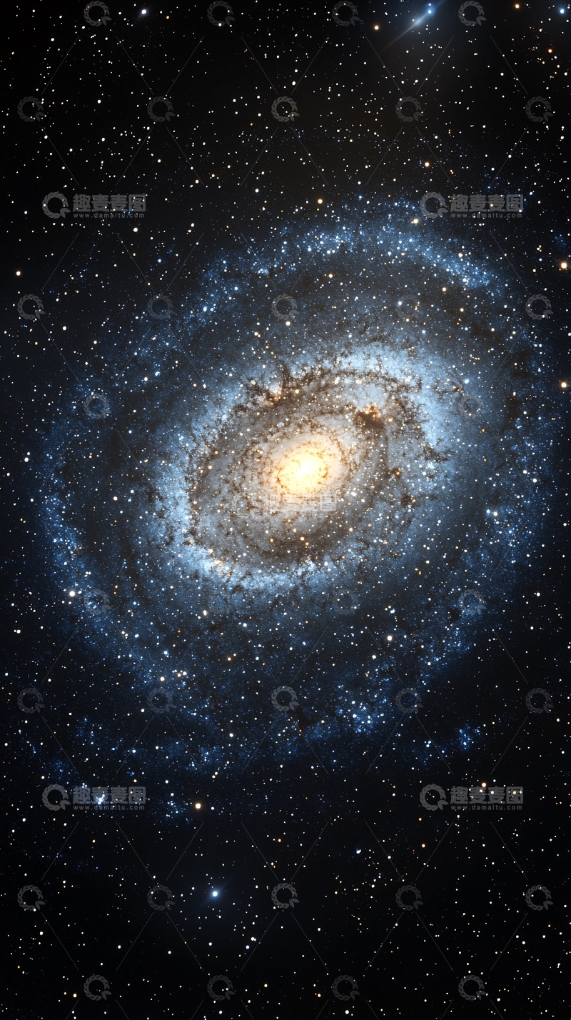 高清大图下载【趣麦麦图】浩瀚宇宙中的壮丽星系