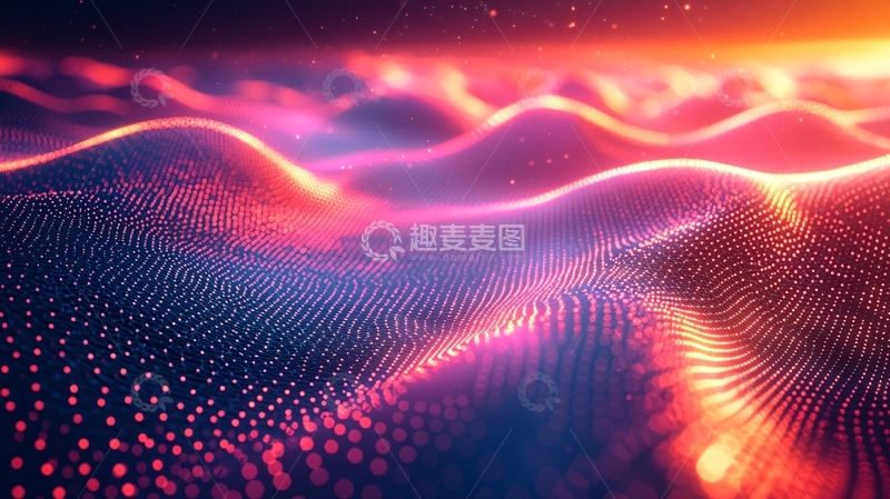 高清大图下载【趣麦麦图】抽象波浪
