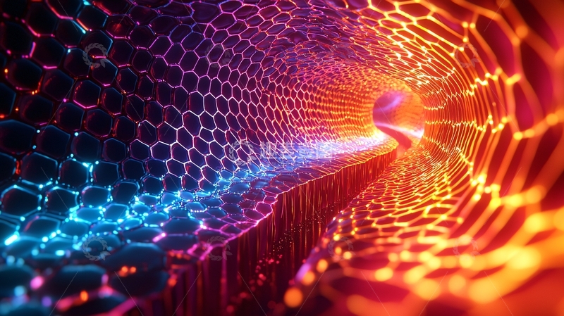 高清大图下载【趣麦麦图】科技感隧道21