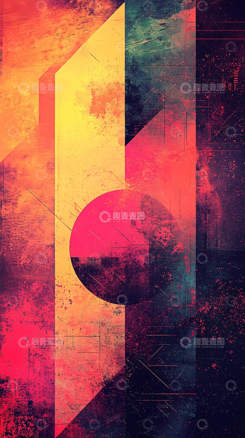 高清大图下载【趣麦麦图】抽象艺术背景4