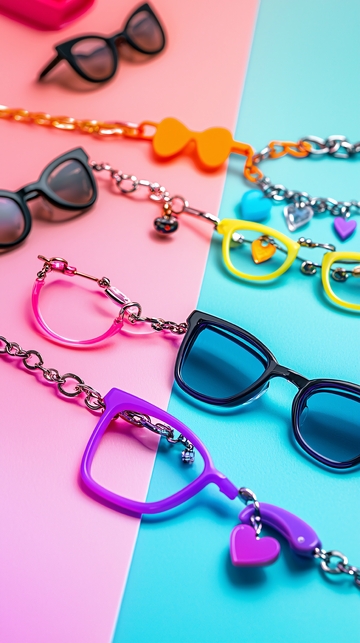 彩色眼镜链