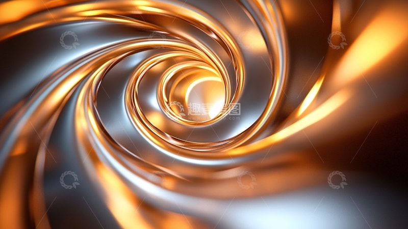 高清大图下载【趣麦麦图】金属螺旋隧道