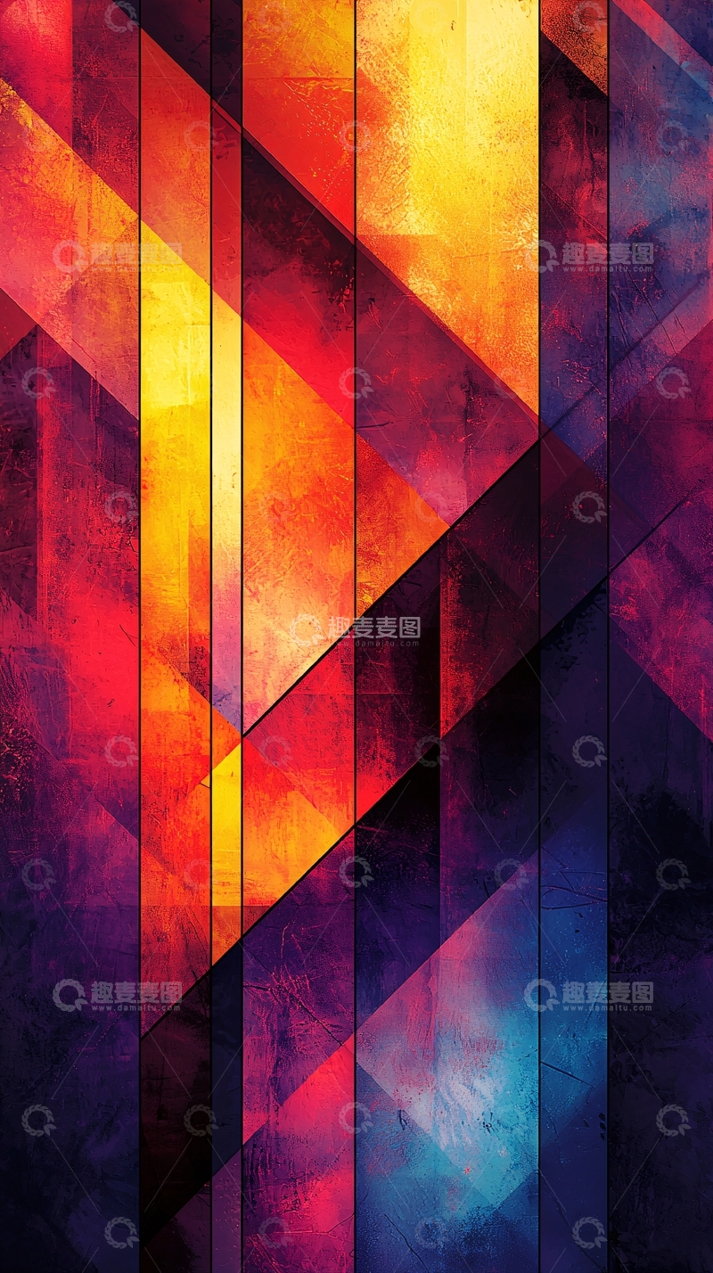 高清大图下载【趣麦麦图】抽象几何