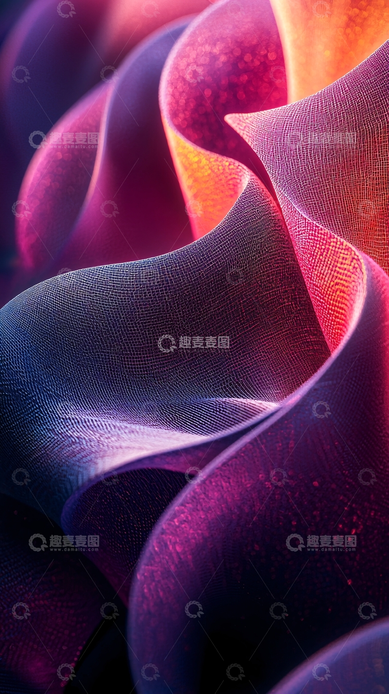 高清大图下载【趣麦麦图】抽象艺术扭曲表面