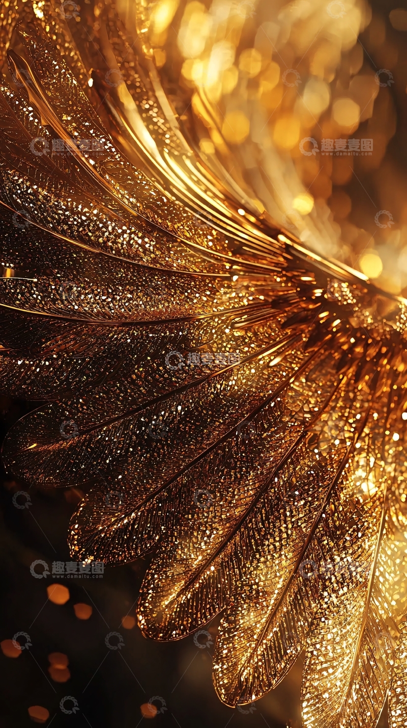 高清大图下载【趣麦麦图】金色翅膀5