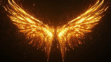 燃烧的金色翅膀