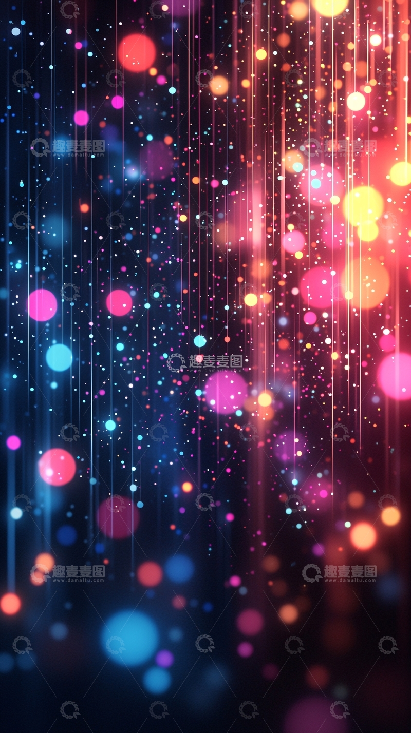高清大图下载【趣麦麦图】梦幻光斑背景