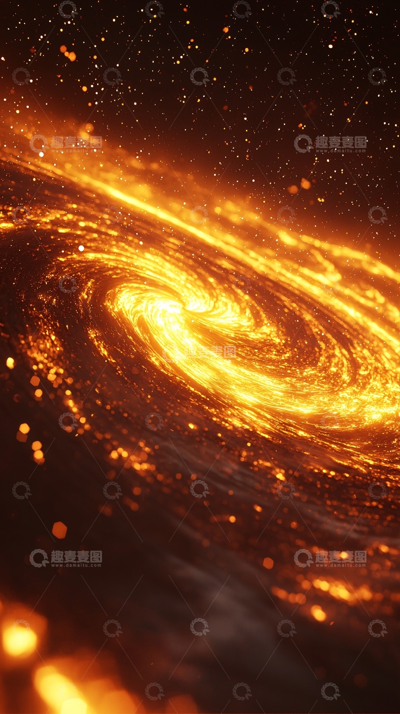 高清大图下载【趣麦麦图】火焰星系