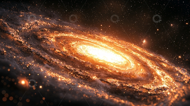 高清大图下载【趣麦麦图】漩涡星系绚丽壮观景象