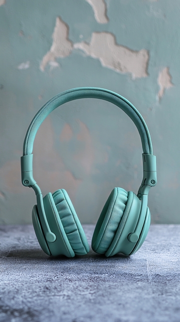 薄荷绿耳机