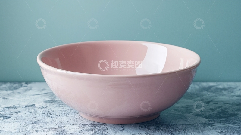 高清大图下载【趣麦麦图】-粉色陶瓷碗