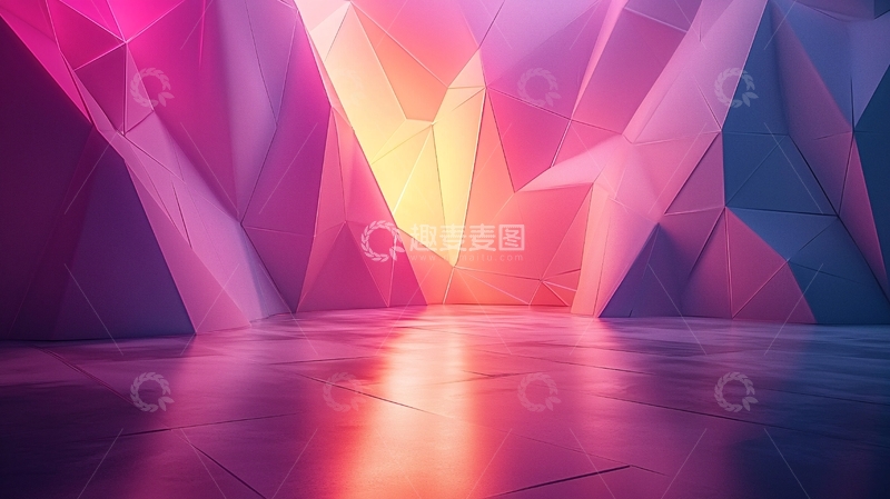 高清大图下载【趣麦麦图】几何抽象背景