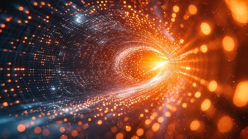 高清大图下载【趣麦麦图】科技感隧道光线