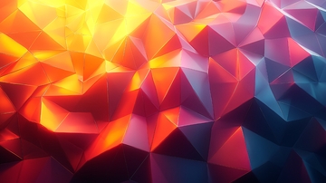 多边形低多边形抽象艺术