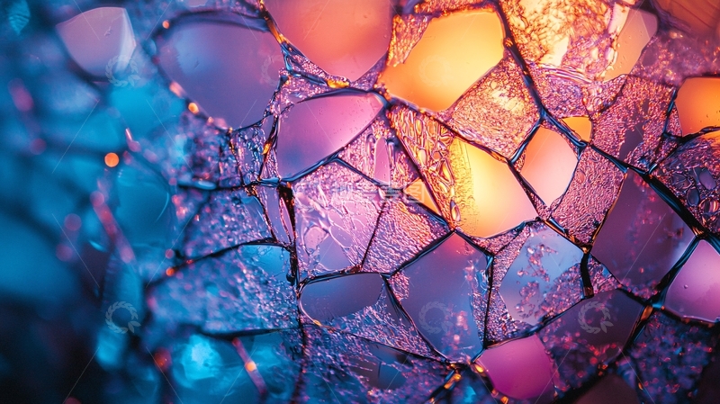 高清大图下载【趣麦麦图】彩色碎石背景