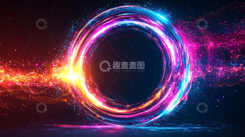 高清大图下载【趣麦麦图】能量漩涡