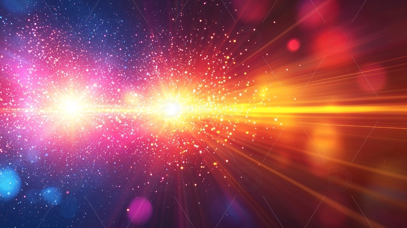 高清大图下载【趣麦麦图】星光闪耀碰撞爆炸能量