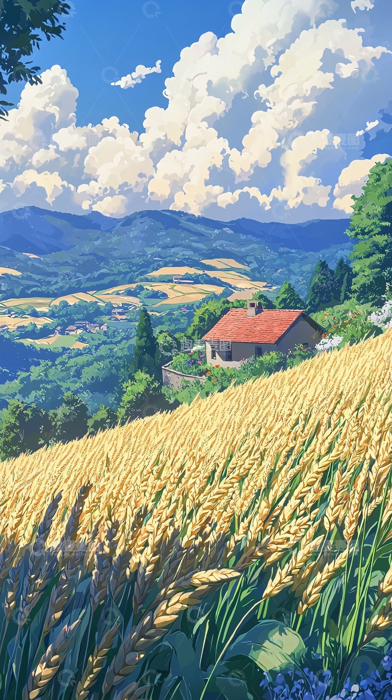 高清大图下载【趣麦麦图】田园风光137