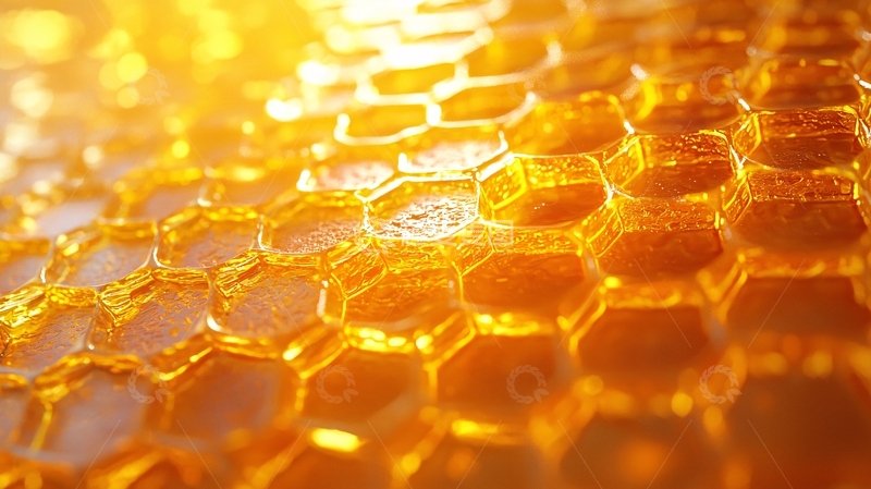 高清大图下载【趣麦麦图】蜂巢特写
