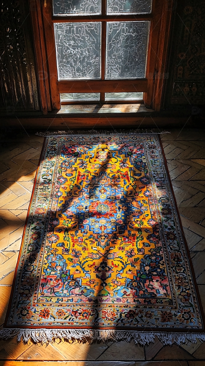 阳光下波斯地毯