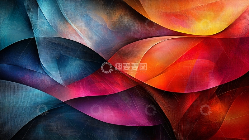 高清大图下载【趣麦麦图】抽象艺术背景5