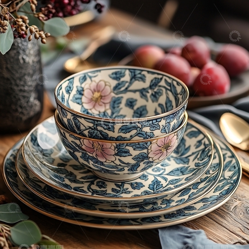 高清大图下载【趣麦麦图】精致的餐桌摆设